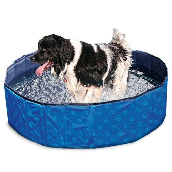 Karlie Karlie Flamingo DOGGY POOL Swimmingpool für Hunde - Blau gemustert - 120 cm