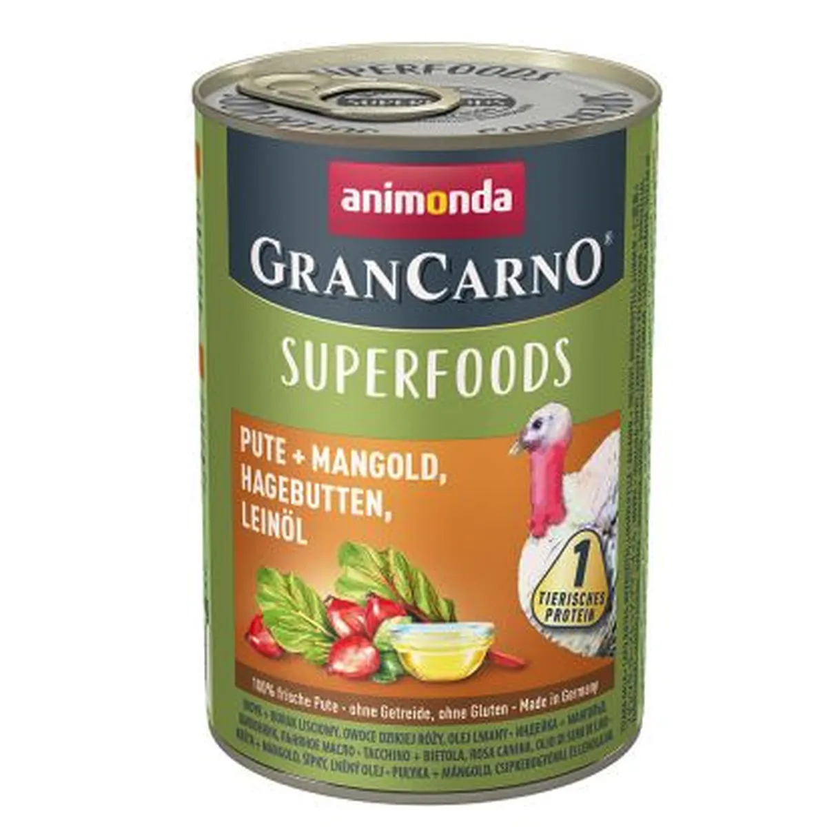 Animonda GranCarno Adult Superfood Pute & Mangold – 400 g