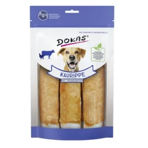 Dokas Hundesnack Kaurippe mit Hühnerbrustfilet 210g