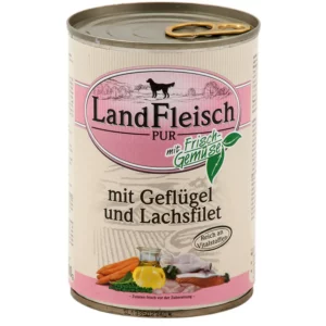 Landfleisch Classic 400g – Geflügel & Lachsfilet