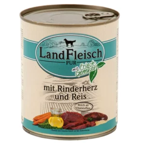 Landfleisch Classic Rinderherzen & Reis – 800 g