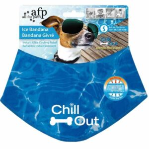 afp all for paws All for Paws Chill Out Ice Bandana- kühlendes Halstuch für Hunde - S