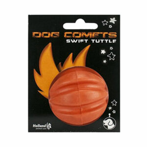 Holland Animal Care Dog Comets Ball - Swift Tuttle Orange