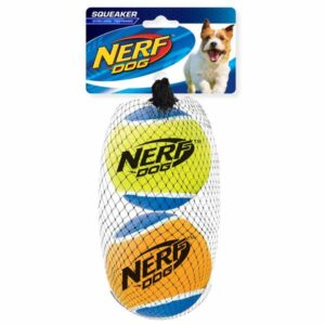 NERF DOG NERF DOG Tennisball mit Quietscher - L / 2er Set
